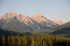 04 Eagle Mountain From Trans Canada Highway Just After Leaving Banff Towards Lake Louise In Summer.jpg